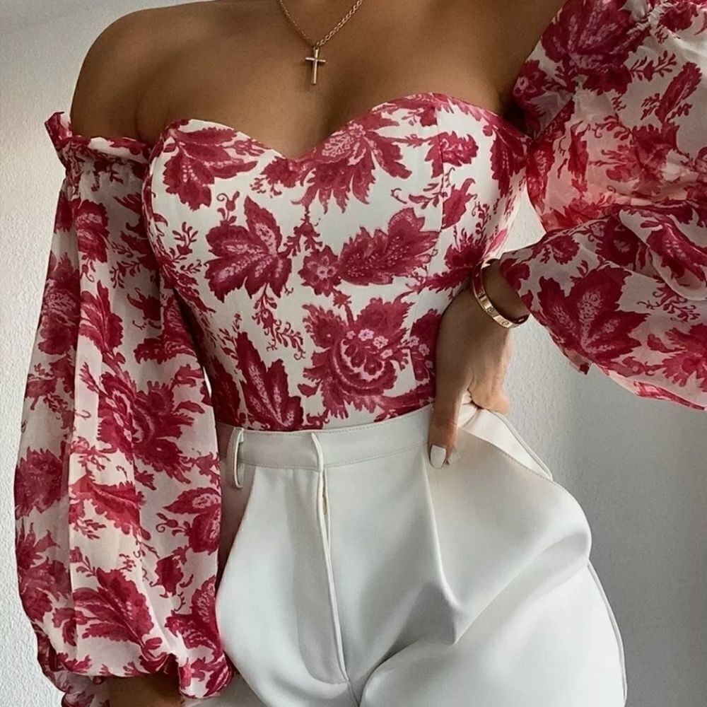 Seven Wonders The Label WOMENS STEVIE BLOUSE - PINK FLORAL AU 08/ US 04/ UK 08.
